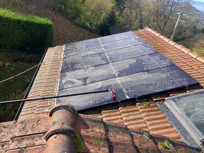 Nettoyage de panneaux solaires