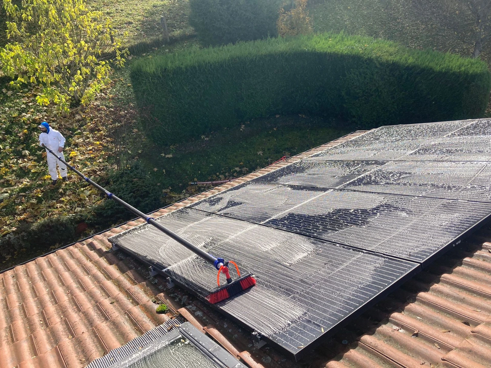 nettoyage panneau solaire